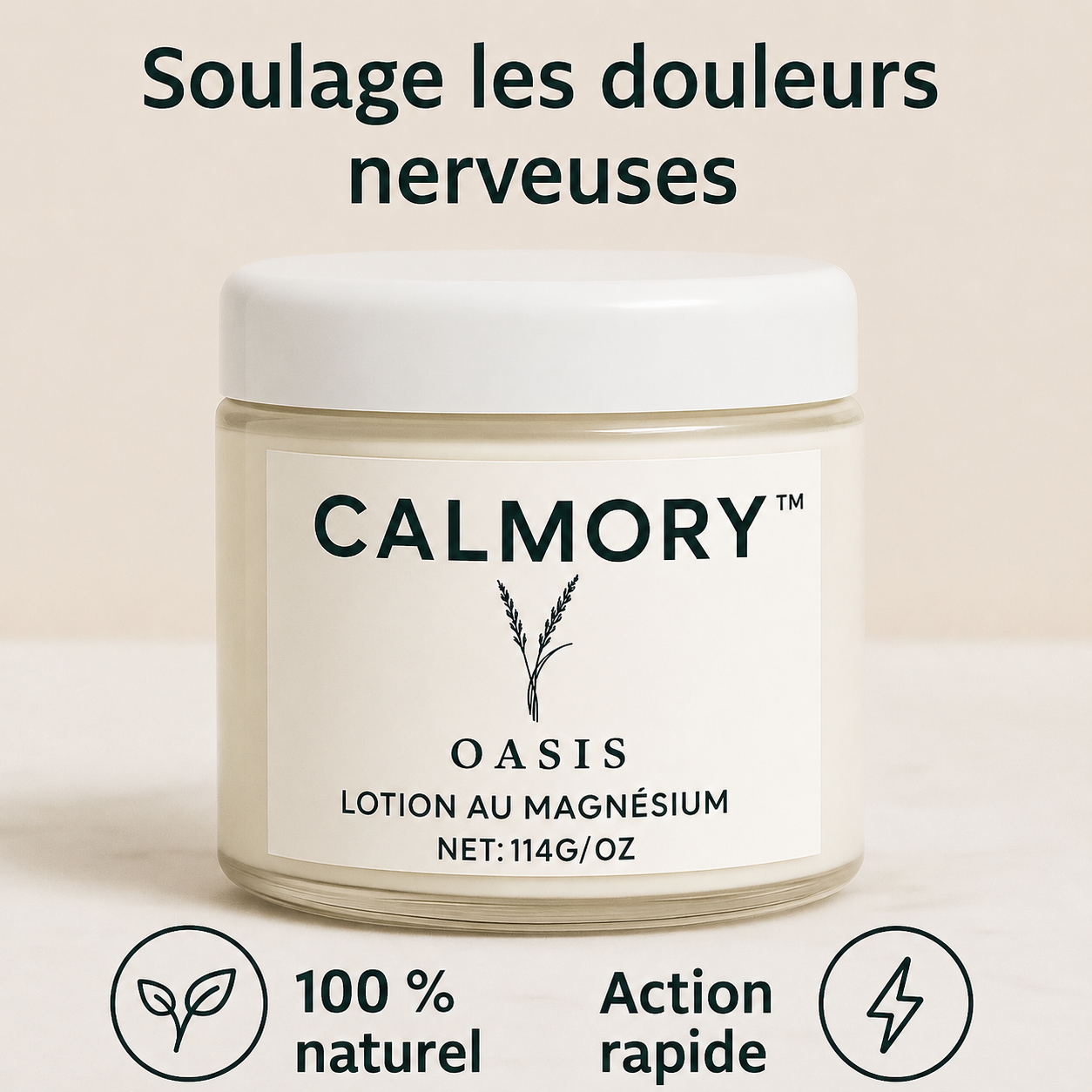 Calmory™ – Soulage les douleurs nerveuses, jambes lourdes et crampes nocturnes naturellement dès les premières applications