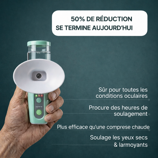 Ocuvera™ Eye Mist, Dites à Dieux aux yeux secs et fatigués