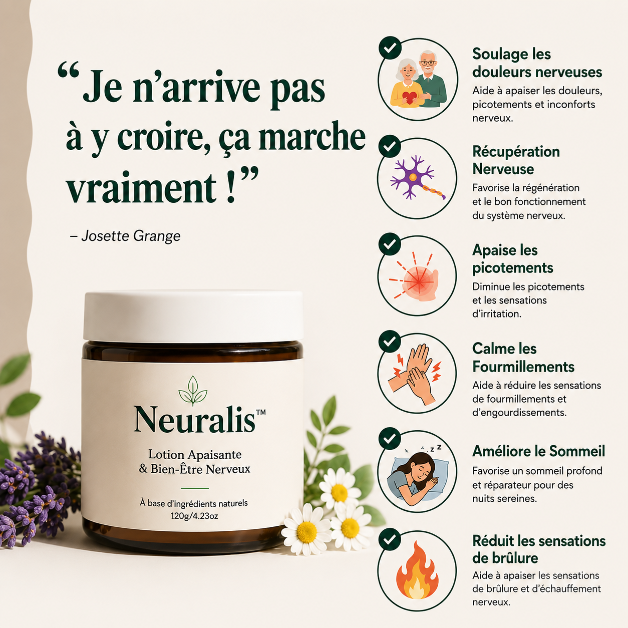 Neuralis™Vous avez trop longtemps appris à vivre avec la douleur