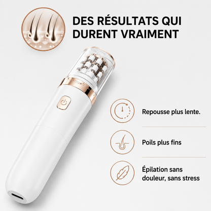 Épilisse™STOP aux poils visibles, aux irritations et à la repousse rapide.