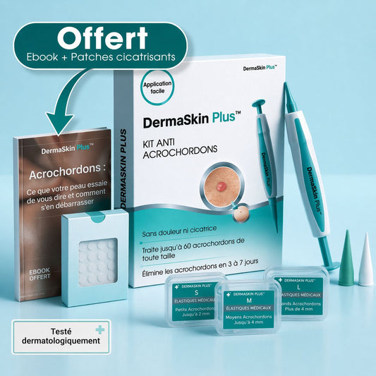 DermaSkin Plus™ – Éliminez vos acrochordons en 3 à 7 jours, sans douleur