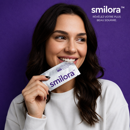 Smilora™, Retrouvez un sourire éclatant en 30 minutes — sans cabinet dentaire