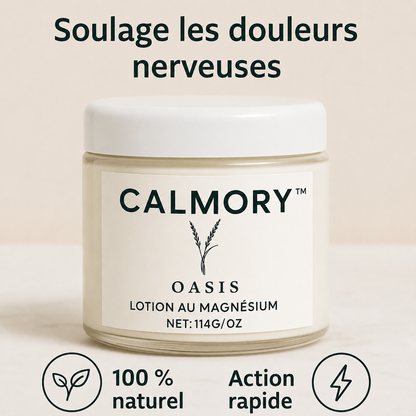 Calmory™ – Soulage les douleurs nerveuses, jambes lourdes et crampes nocturnes naturellement dès les premières applications