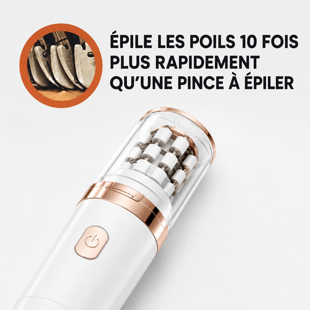 Épilisse™STOP aux poils visibles, aux irritations et à la repousse rapide.